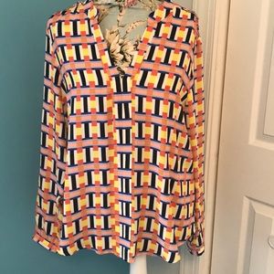 NY Collection long sleeve blouse